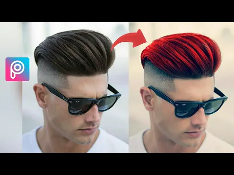 How to change hair colour in picsart || how to change your hair color || Hindi,