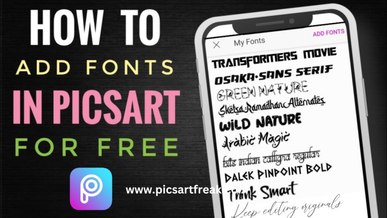 How to Add Font in Picsart